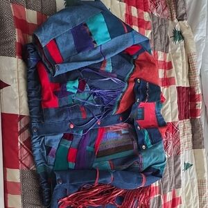 Vibrant Multicolor Bomber Jacket